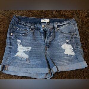 Forever 21 Blue Denim Shorts